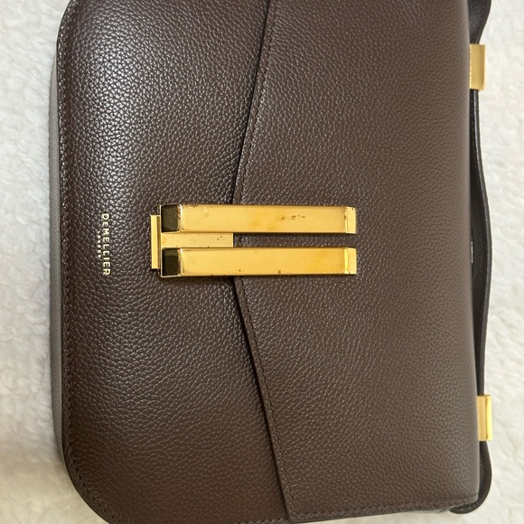 DeMellier Chocolate Crossbody with Gold Hardware - Picture 2 of 8